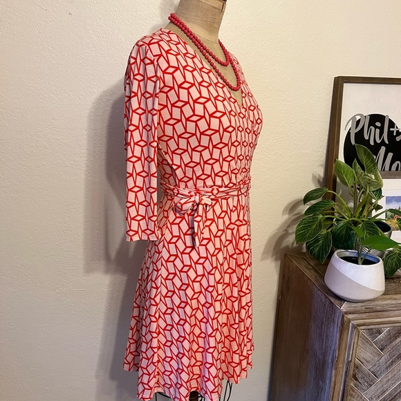41 Hawthorn Renesmee Jersey Faux Wrap Dress - Picture 2 of 7
